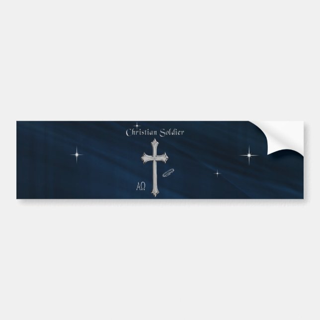 Christian Soldier  Bumper Sticker (Front)
