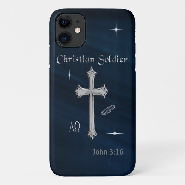 Christian Soldier  Case-Mate iPhone Case (Back)