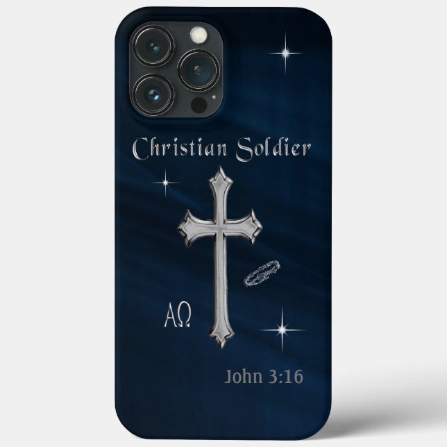 Christian Soldier  Case-Mate iPhone Case (Back)