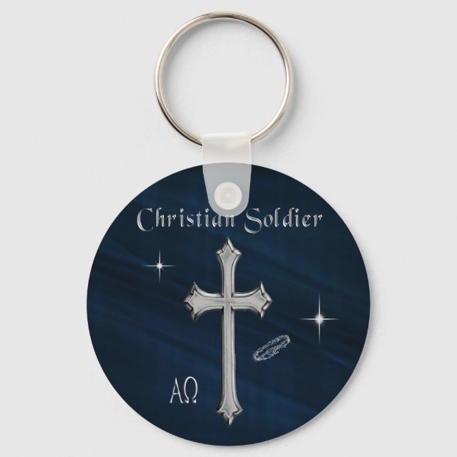 Christian Soldier  Key Ring (Front)
