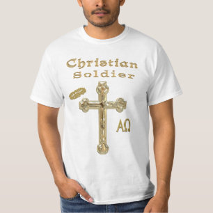 Christian Soldier mens T-shirts