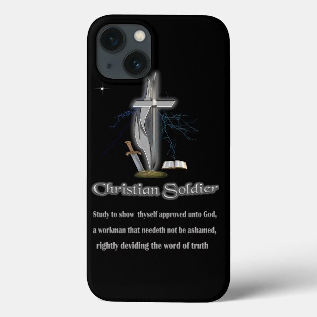 Christian soldier merchandise Case-Mate iPhone case (Back)