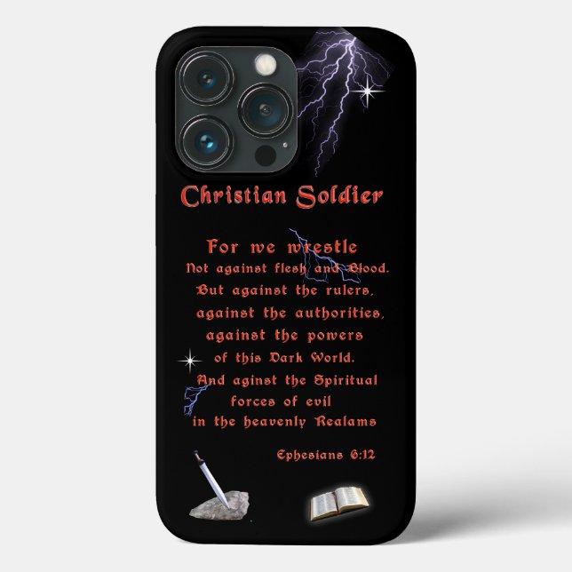 Christian Soldiers Case-Mate iPhone Case (Back)