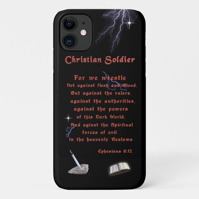 Christian Soldiers Case-Mate iPhone Case (Back)