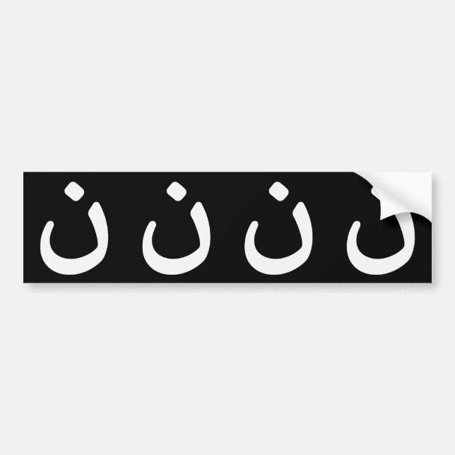 Christian Solidarity 4 in 1 Bumper Stickers (Front)