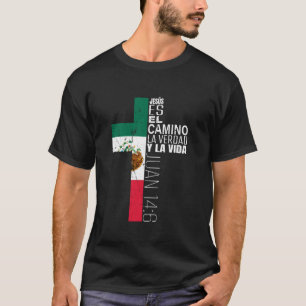 Christian Spanish Jesus Religious Bible Verse Mexi T-Shirt