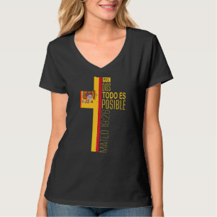 Christian Spanish Religious Bible Verses Spain Fl T-Shirt