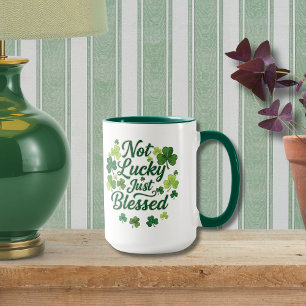 Christian St. Patrick’s Day Shamrock Blessed  Mug
