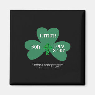 Christian St Patrick's Day Religious Trinity Clove Magnet