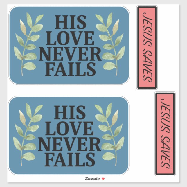 Christian Sticker Pack (Sheet)