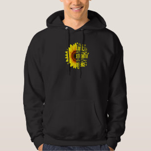 Christian Sunflower Floral Bible Verse Lord God E Hoodie