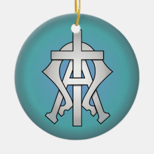 Christian Symbol Ceramic Tree Decoration