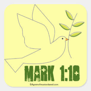 Christian Symbol Square Sticker