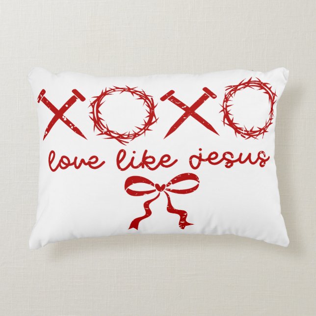 Christian Symbolism Decorative Cushion (Front)