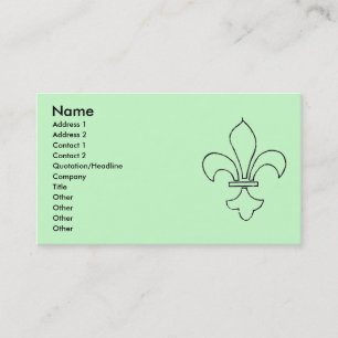 Christian Symbols Business Card