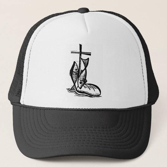 christian symbols hat (Front)