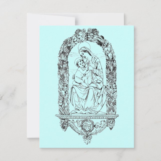 Christian Symbols Invitation (Front)