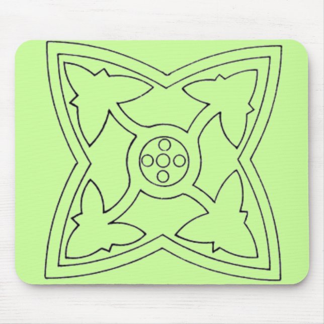 Christian Symbols Mouse Pad (Front)