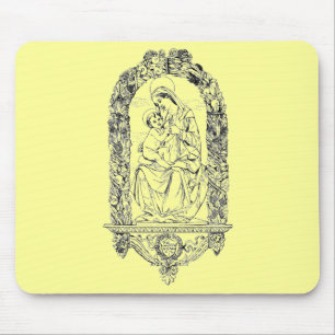 Christian Symbols Mouse Pad
