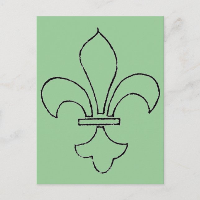 Christian Symbols Postcard (Front)