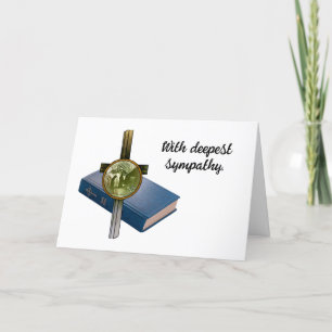 Christian Sympathy blank inside card