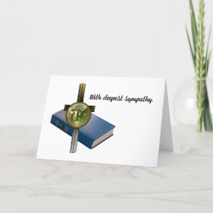 Christian Sympathy & Sorrow of loss sorry sympathy Thank You Card
