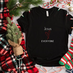 Christian t-shirt for women   Jesus loves