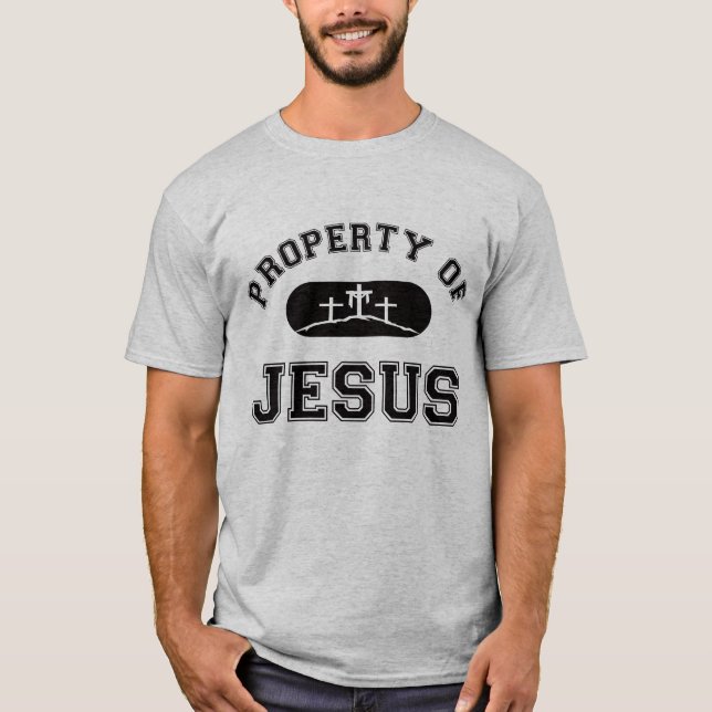 Christian T-Shirt - 'Property of Jesus'  (Front)