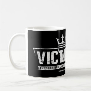 Christian T Shirt Women Men   Victory In Jesus Bib Coffee Mug