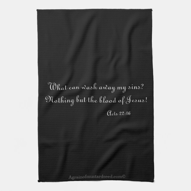 Christian Tea Towel (Vertical)