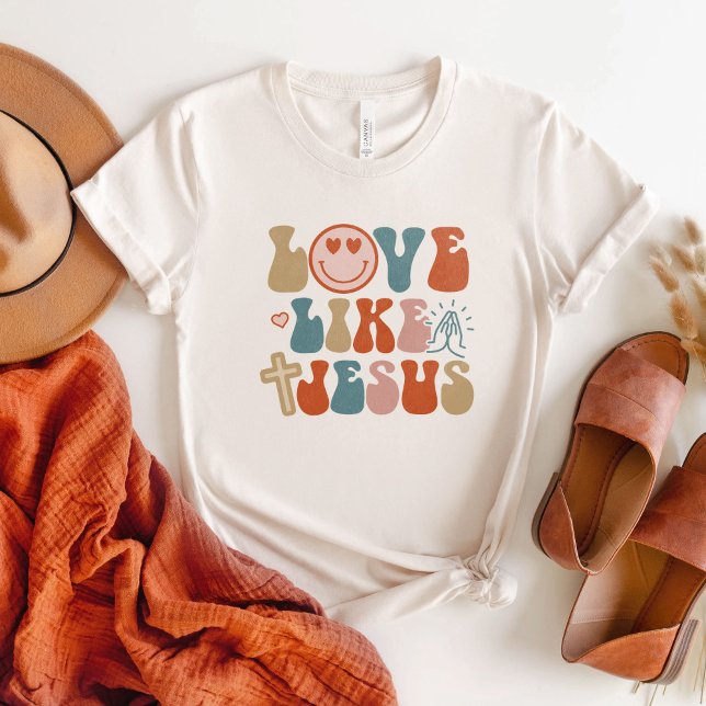 Christian Tee, Love Like Jesus T-Shirt (Creator Uploaded)