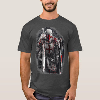 Christian Templar Knights Costume Rosary Warrior T-Shirt