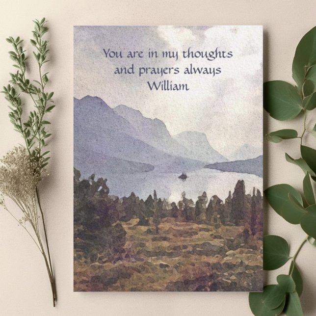 Christian Terminal Illness Comfort + Encouragement Card (Christian Terminal Illness Comfort and Encouragement Card)