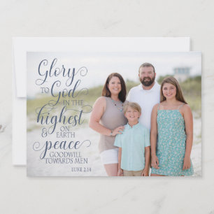 Christian Text Christmas Card 