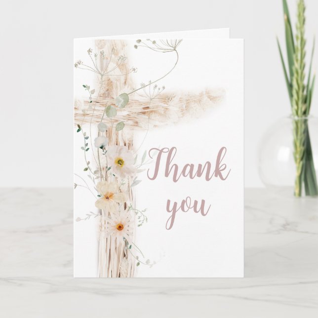 Christian thank you card (Front)