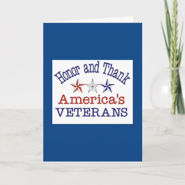 Christian Thank You Card for Veterans (Front)