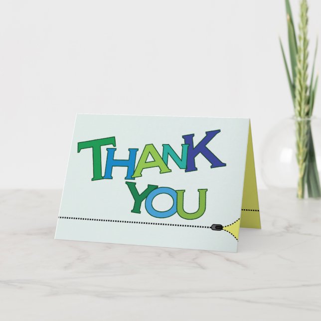 Christian thank you card: Thank You... (Front)