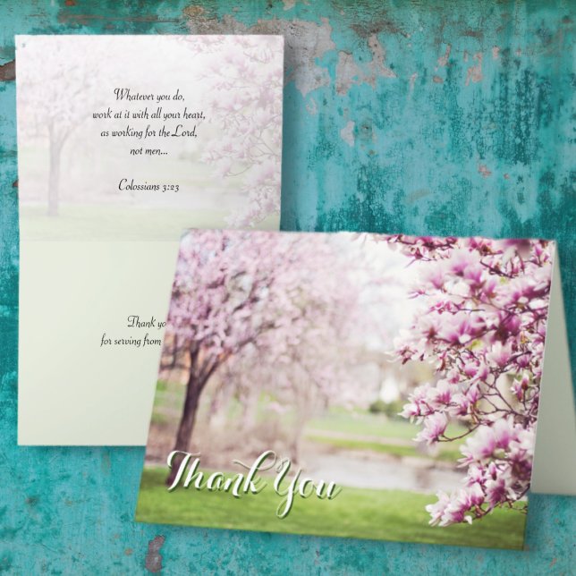 Christian Thank You Serving From the Heart (Creator Uploaded)