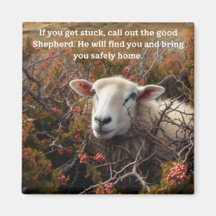 Christian, the good Shepherd, Christian joy Magnet