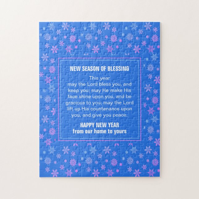 Christian | THE LORD BLESS YOU | New Year  Jigsaw Puzzle (Vertical)