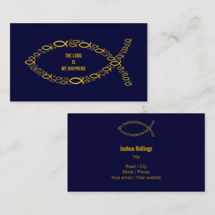 Christian   THE LORD IS MY SHEPHERD Business Card