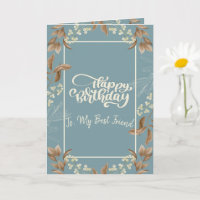 Christian Themed Folded Birthday Greeting Card