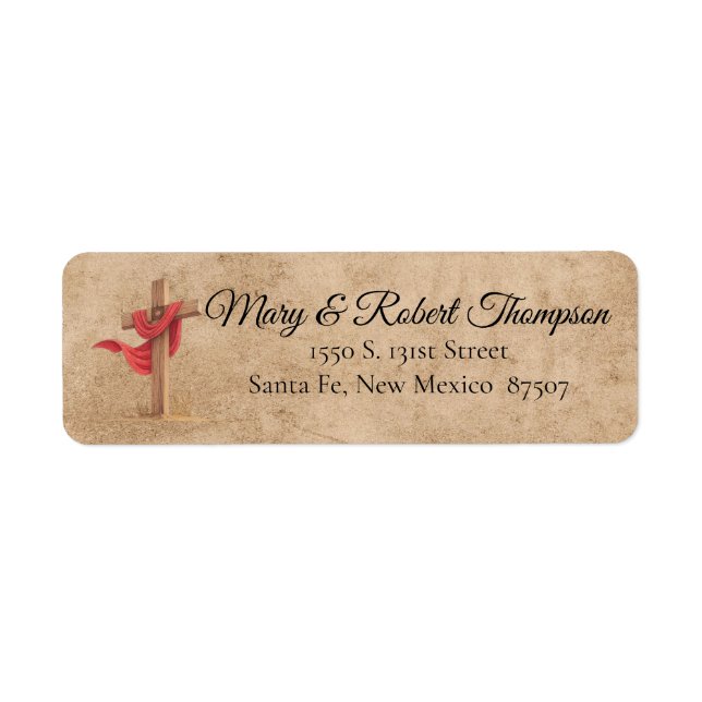 Christian Themes Return Address  (Front)