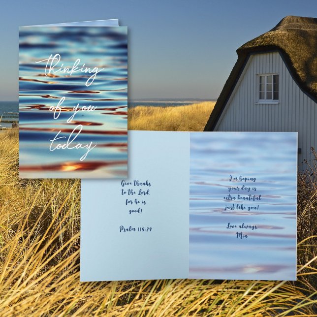 Christian Thinking of You Message Water Card (Creator Uploaded)