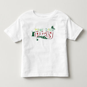 Christian toddler t-shirt - Cool kids pray