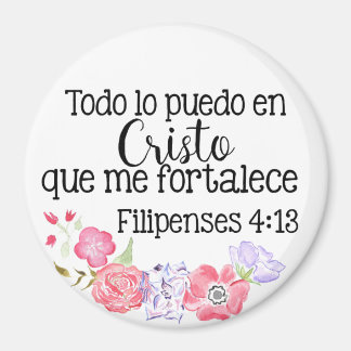 Christian Todo Lo Puedo Cristo Filipenses 4:13 Magnet