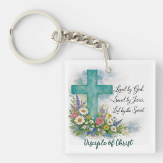 Christian Trinity Personalised Keychain