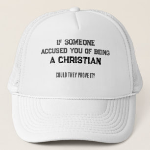 Christian?  trucker hat