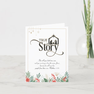 Christian True Story Christmas Bible Verse Holiday