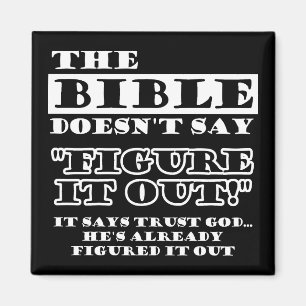 Christian Trust God Has It Figured Out Magnet